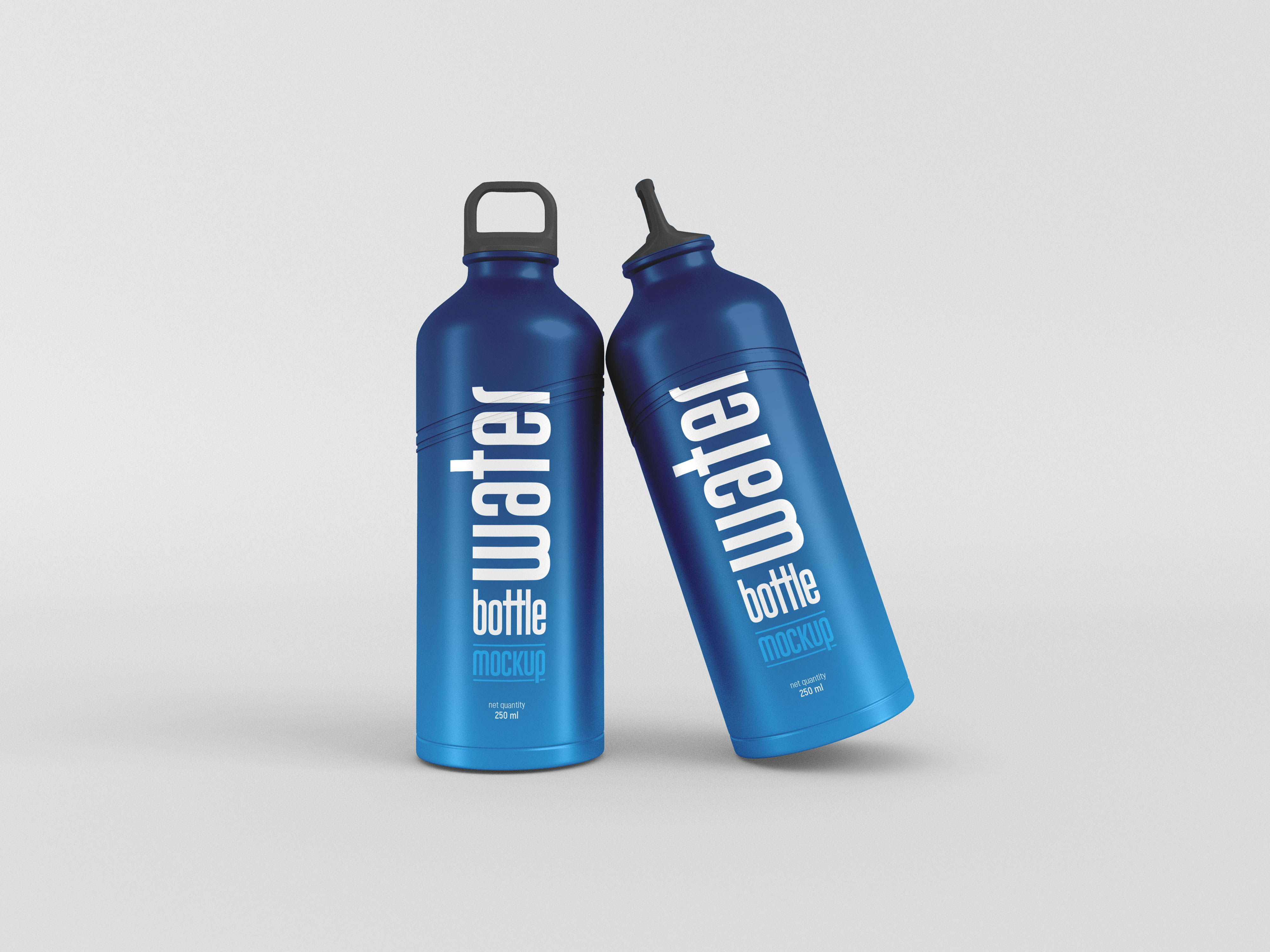 Blue Sport Bottle Drink